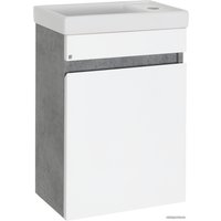  Misty Тумба под умывальник Ронда 40 П-Рон-01040-0521 (белый/серый)