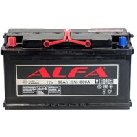 Автомобильный аккумулятор ALFA Hybrid 90 L (90 А·ч)