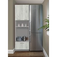 Шкаф-пенал Артём-Мебель 600мм СН-114.147 (ДСП дуб крафт белый) в Гомеле