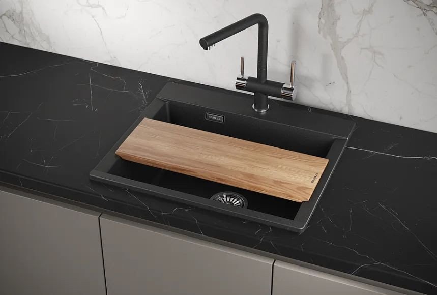 Кухонная мойка Granula Estetica 5804 (черный)