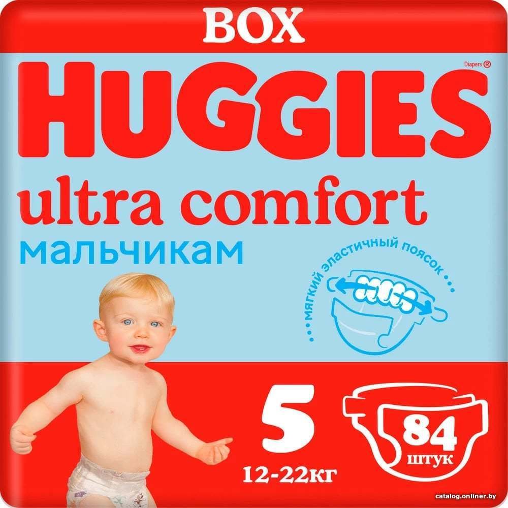 Трусики-подгузники Huggies Ultra Comfort Box Boy 5 (84 шт)