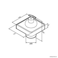 Дозатор для жидкого мыла Damixa Jupiter DA7736900