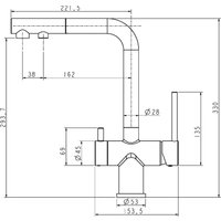 Смеситель Paulmark Serpentine Se213222-BG (золото/брашированное золото)