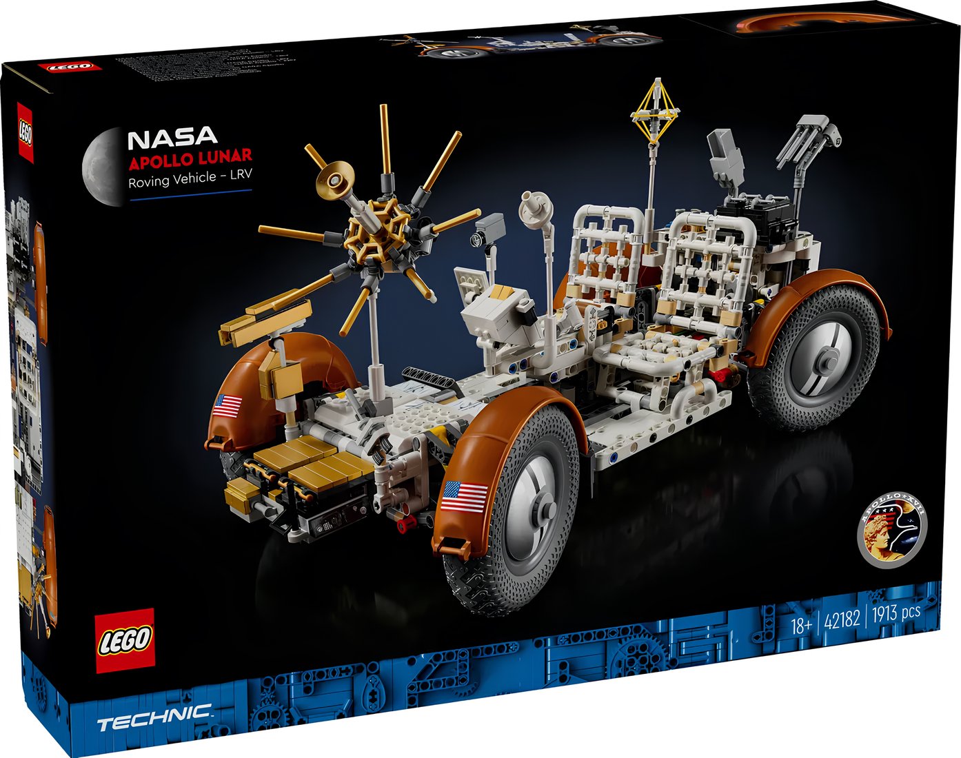 

Конструктор LEGO Technic 42182 Лунный вездеход НАСА «Аполлон»