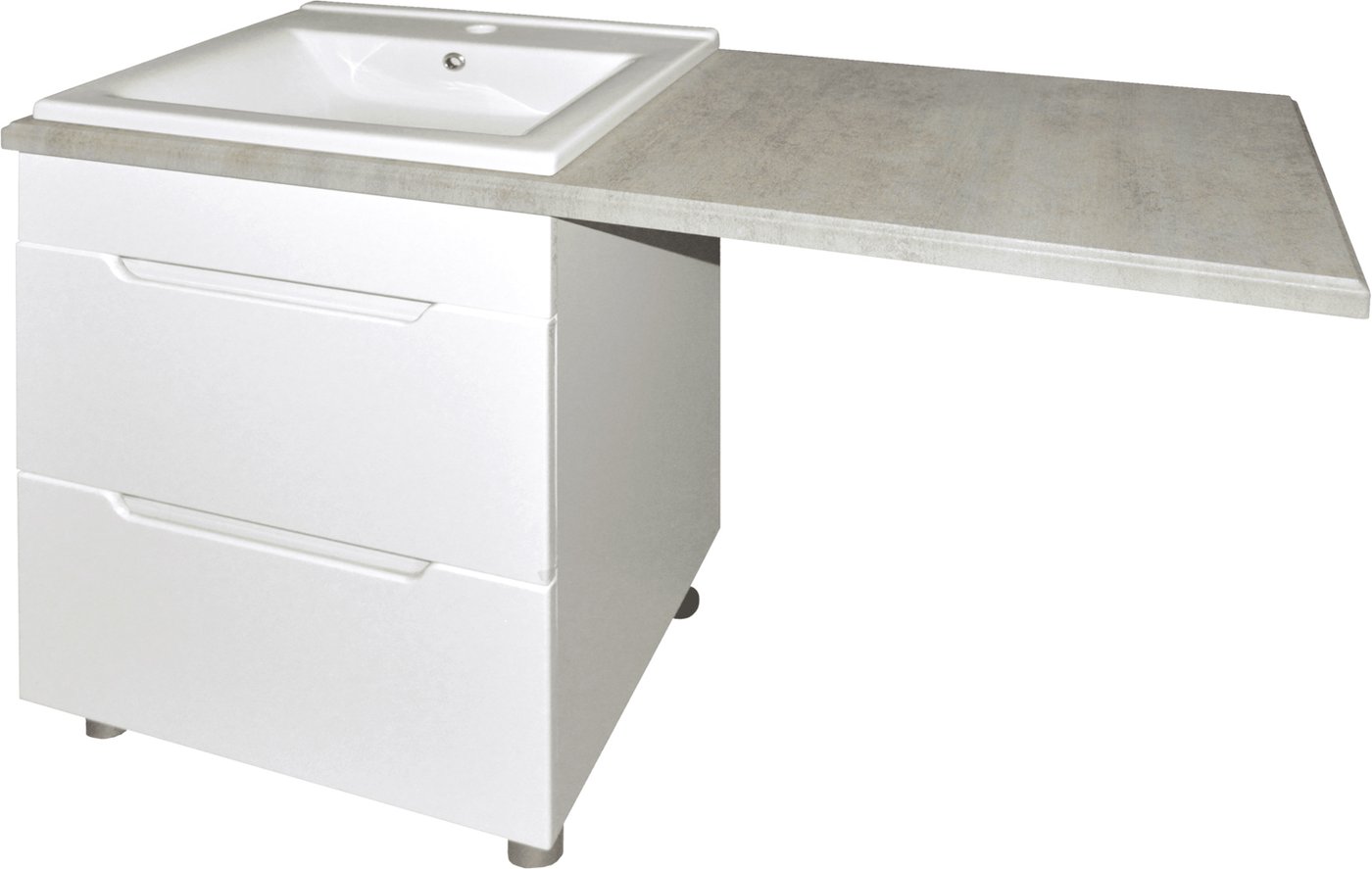 

Гамма Тумба с умывальником 55.7 Атриа-9055 (правая)