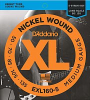 

Струны для гитары D'Addario EXL160-5 50-135