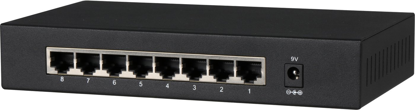 

Неуправляемый коммутатор Dahua DH-PFS3008-8GT