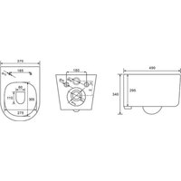 Унитаз подвесной Grado GD-W204T в Мозыре