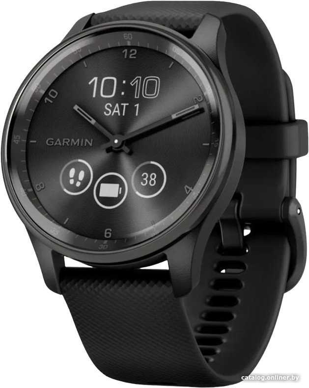 Гибридные умные часы Garmin Vivomove Trend (черный)