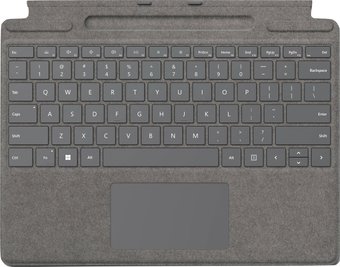 Клавиатура Microsoft Surface Pro Signature Keyboard Cover (платина, нет кириллицы)