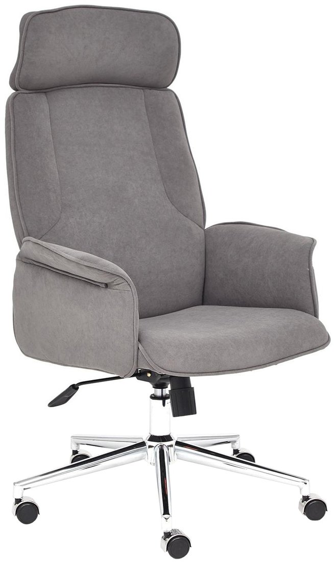 

Офисное кресло TetChair Charm (флок, серый)