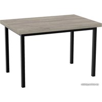 Кухонный стол TMB Loft Дарен Дуб 1200x600 40 мм (графит)