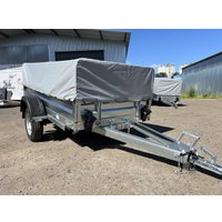 Одноосный прицеп AvtoS A25M1B (2500x1300x300, R13, ресс. AL-KO)