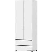 Шкаф распашной NN мебель Токио двухстворчатый (белый текстурный)