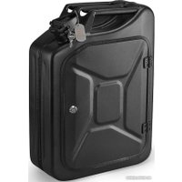 Подарочный набор Экспедиция Канистра - бар 20 л (черный, кожа)