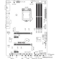 Материнская плата Gigabyte B560 HD3 (rev. 1.0)