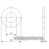 Набор шайб ЕКТ CV011431M (50 шт)