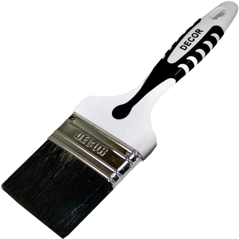 Кисть малярная Decor Black White для грунта 840-075 (15x75мм)
