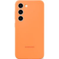 Чехол для телефона Samsung Silicone Case S23 (оранжевый)