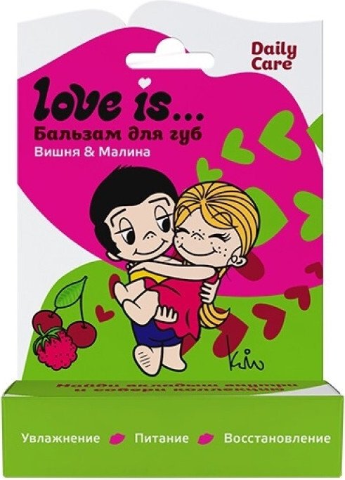 

Бальзам для губ Love is Вишня-малина БДГ03