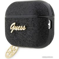 Чехол CG Mobile Guess Glitter Flakes Metal Logo with Charm для AirPods Pro 2 GUAP2GLGSHK (черный)