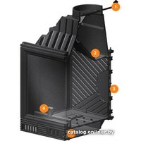 Встраиваемая печь-камин Kawmet W6