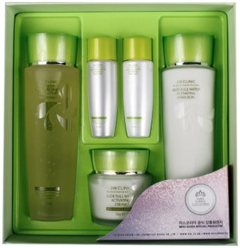 Тональный крем 3W Clinic Aloe Full Water Activating Skin 3 Kit Set (150мл+150мл+50мл+30мл+30мл)