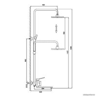 Душевая система  FRAP F2458