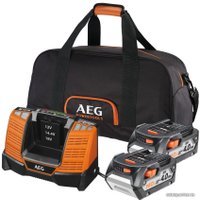 Аккумулятор с зарядным устройством AEG Powertools SET LL1840BL (2) 4932464157 (18В/4 Ah + 12-18В)