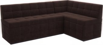 Мебель-АРС Атлантис правый 212x84x135 (велюр шоколад HB-178 16)