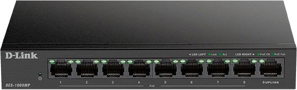 

Неуправляемый коммутатор D-Link DES-1009MP-A1A