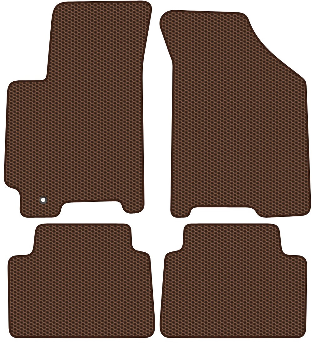 

Комплект ковриков для авто Alicosta Daewoo Gentra (седан / KLAS) 2013 - 2016 (коричневый, сота)