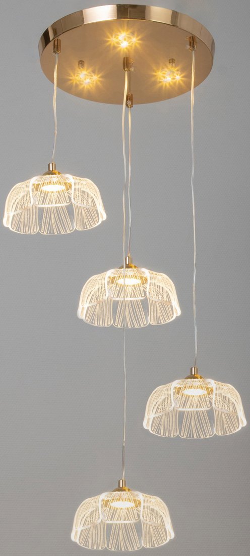 

Подвесная люстра BayerLux Tanja 10547107 (золото)