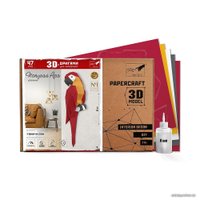 PaperCraft PAPERRAZ Попугай Ара (красный)