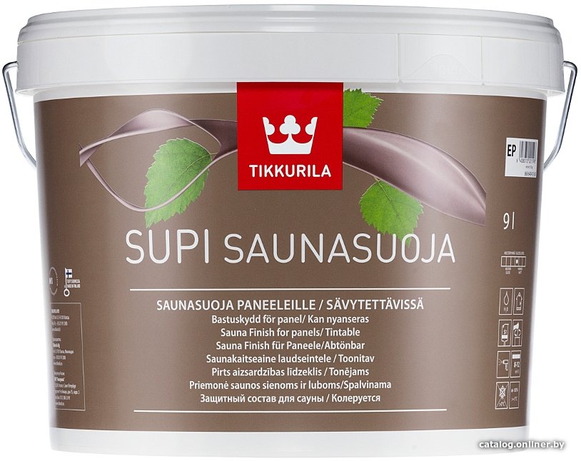 

Лак Tikkurila Supi Saunasuoja 9 л