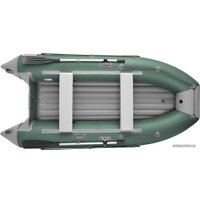 Моторная лодка Roger Boat Trofey 3500 (без киля, зеленый/серый)