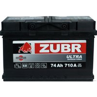 Автомобильный аккумулятор Zubr Ultra Yuasa R+ Турция (74 А·ч)