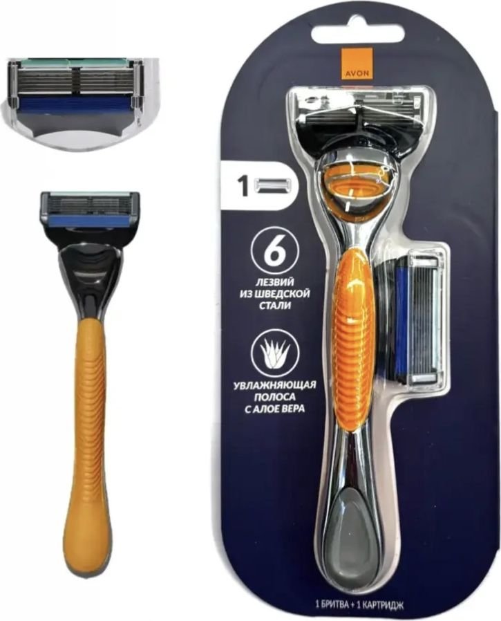 

Бритвенный станок Avon Мужской со сменной кассетой 1 шт