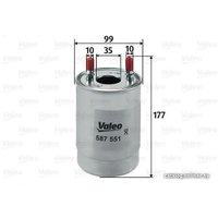 Топливный фильтр Valeo 587551
