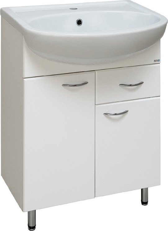 

Runo Тумба под умывальник Уют 60 с ящиком (напольная)