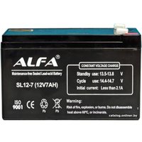 Аккумулятор для ИБП ALFA SL12-7 (12V-7Ah)