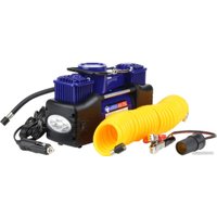 Автомобильный компрессор Nova Bright АК-75L (двухпоршневой, мет. корпус, LED-фонарь, сумка)