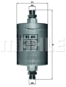 

Топливный фильтр Mahle Knecht KL40