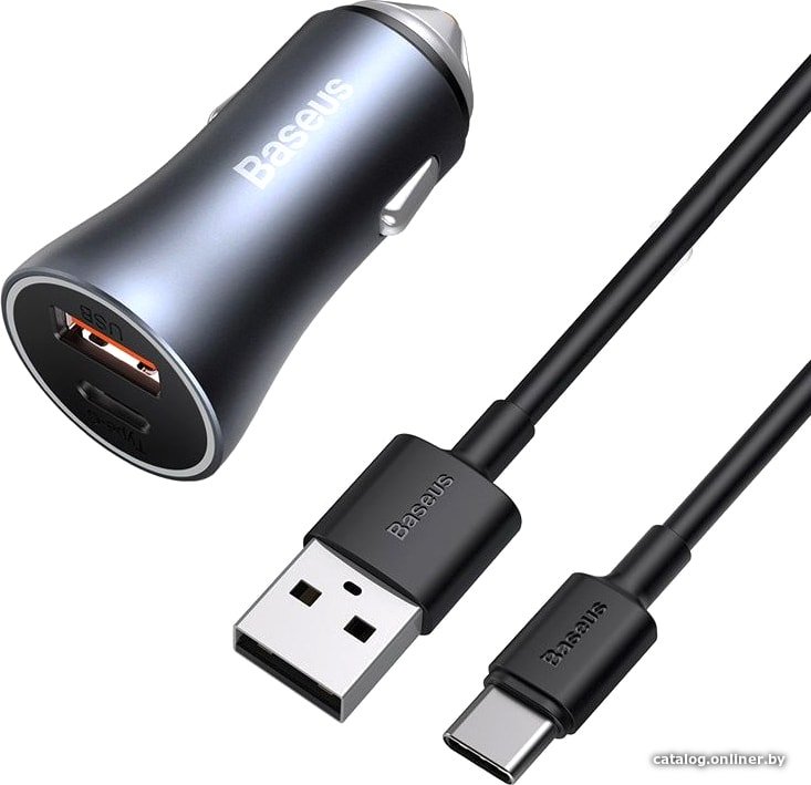 

Автомобильное зарядное Baseus TZCCJD-0G