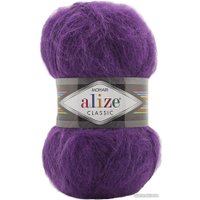 Пряжа для вязания Alize Mohair Classic 863 (200 м, пурпурный)