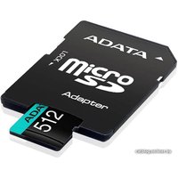 Карта памяти ADATA Premier Pro AUSDX512GUI3V30SA2-RA1 microSDXC 512GB (с адаптером)