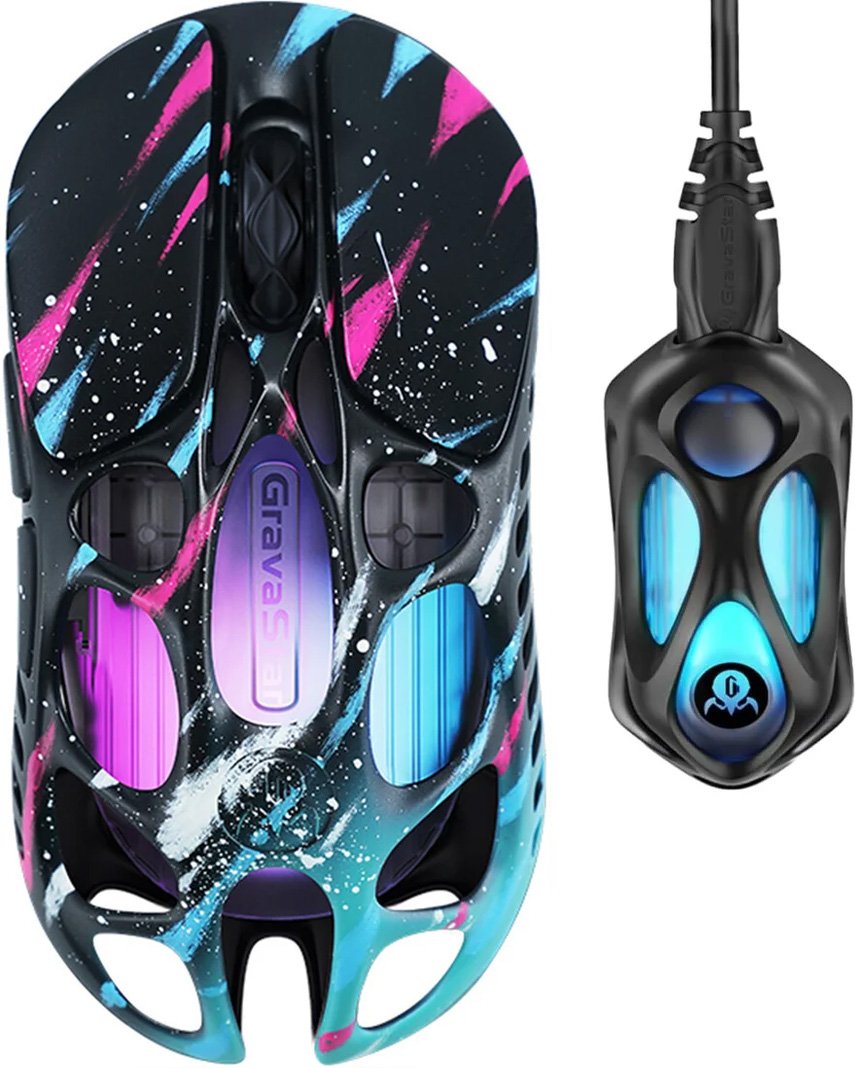 

Игровая мышь Gravastar Mercury X Pro Special Edition Neon Graffiti