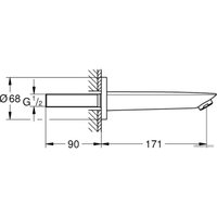 Излив Grohe BauCosmopolitan 13255001