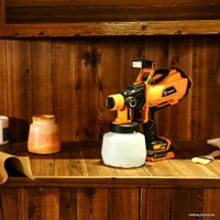 Краскораспылитель Deko DKSG20K3 (с 1-им АКБ, желтый/черный)