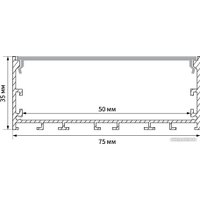 Алюминиевый профиль Feron CAB258 (серебристый) в Барановичах